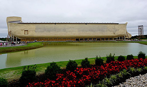 Replica of Ark on opening day